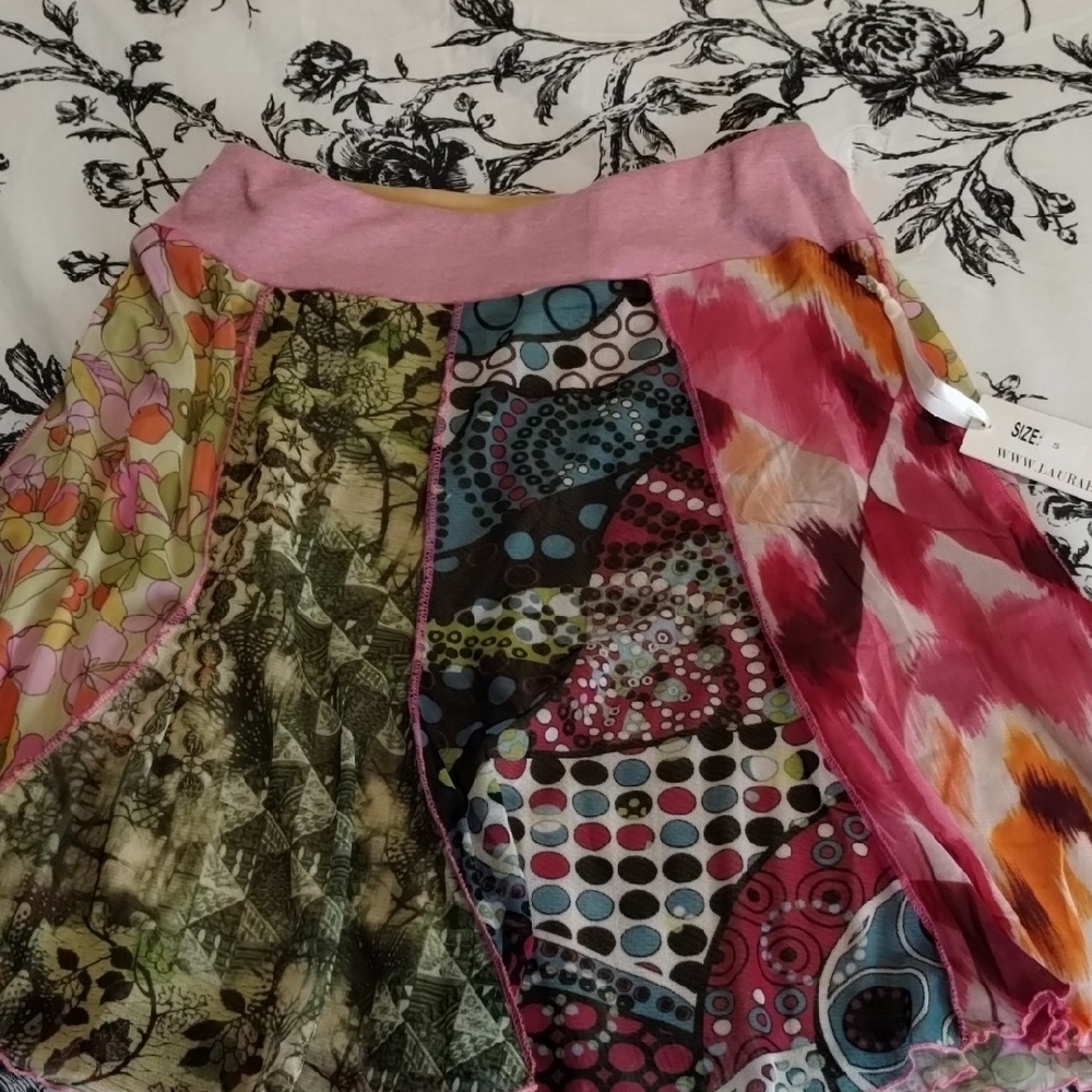 Colorful Patchwork Women's Skirt